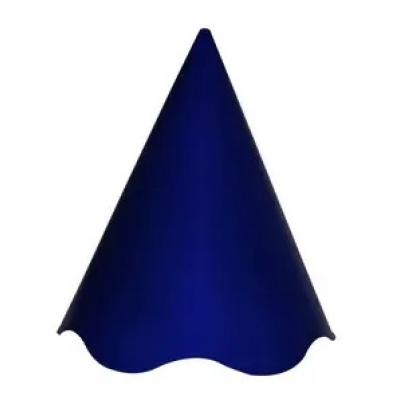 Chapéu de Festa Azul Escuro com pompom colorido